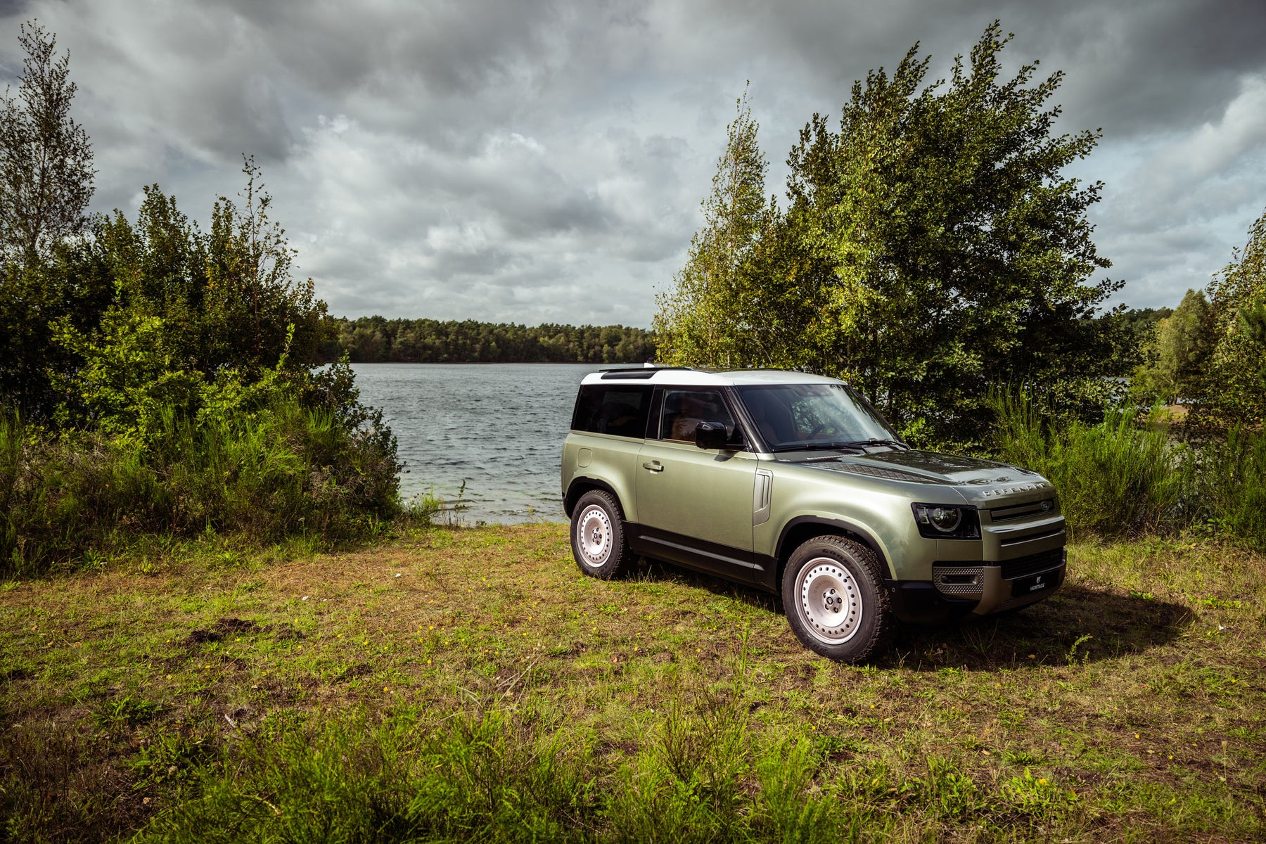 Defender 90 D300 - Pangea green