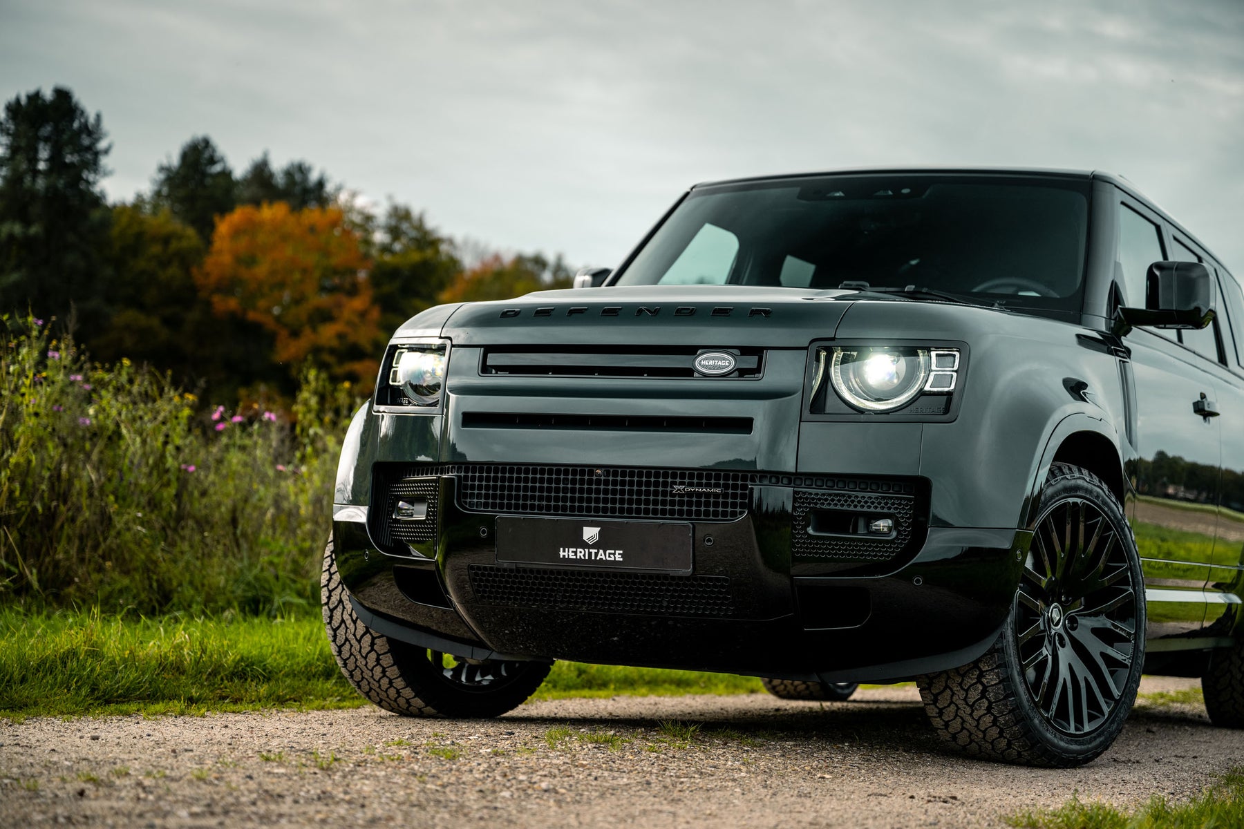 Defender 110 P400e - Belgravia green