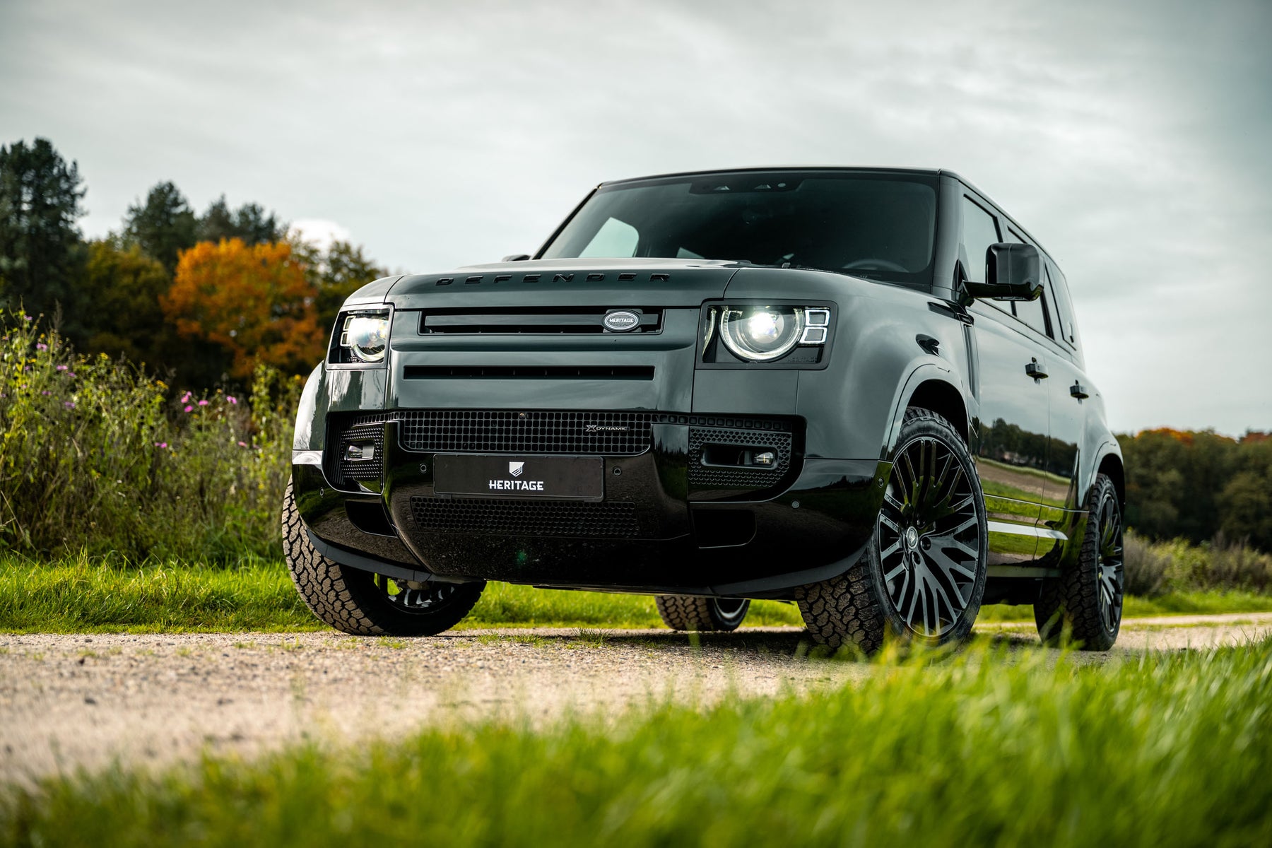 Defender 110 P400e - Belgravia green