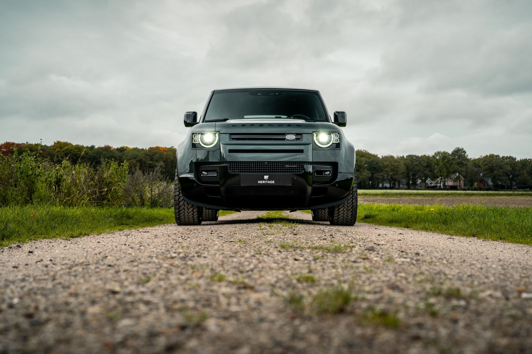 Defender 110 P400e - Belgravia green