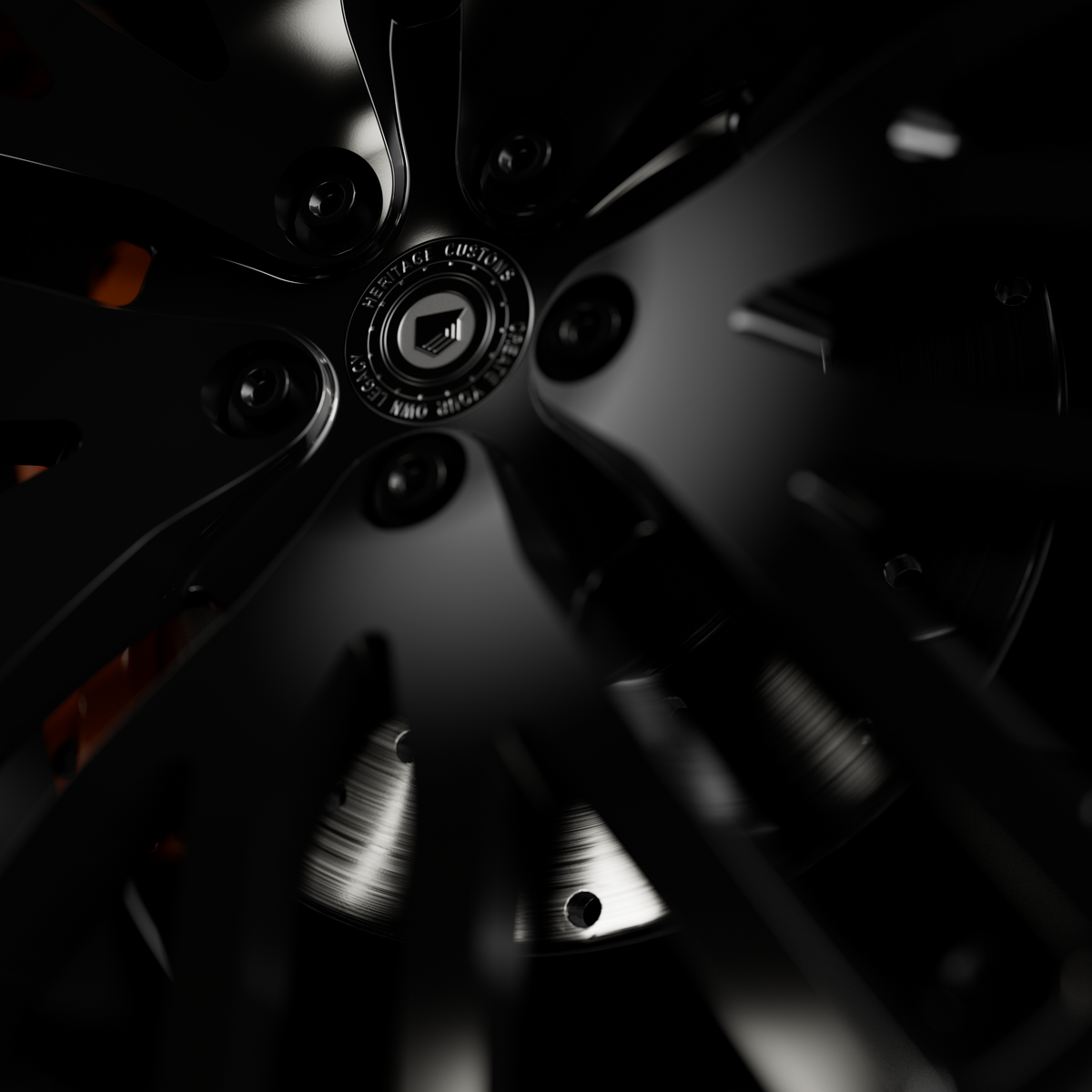 Black Crow 22" - gloss black