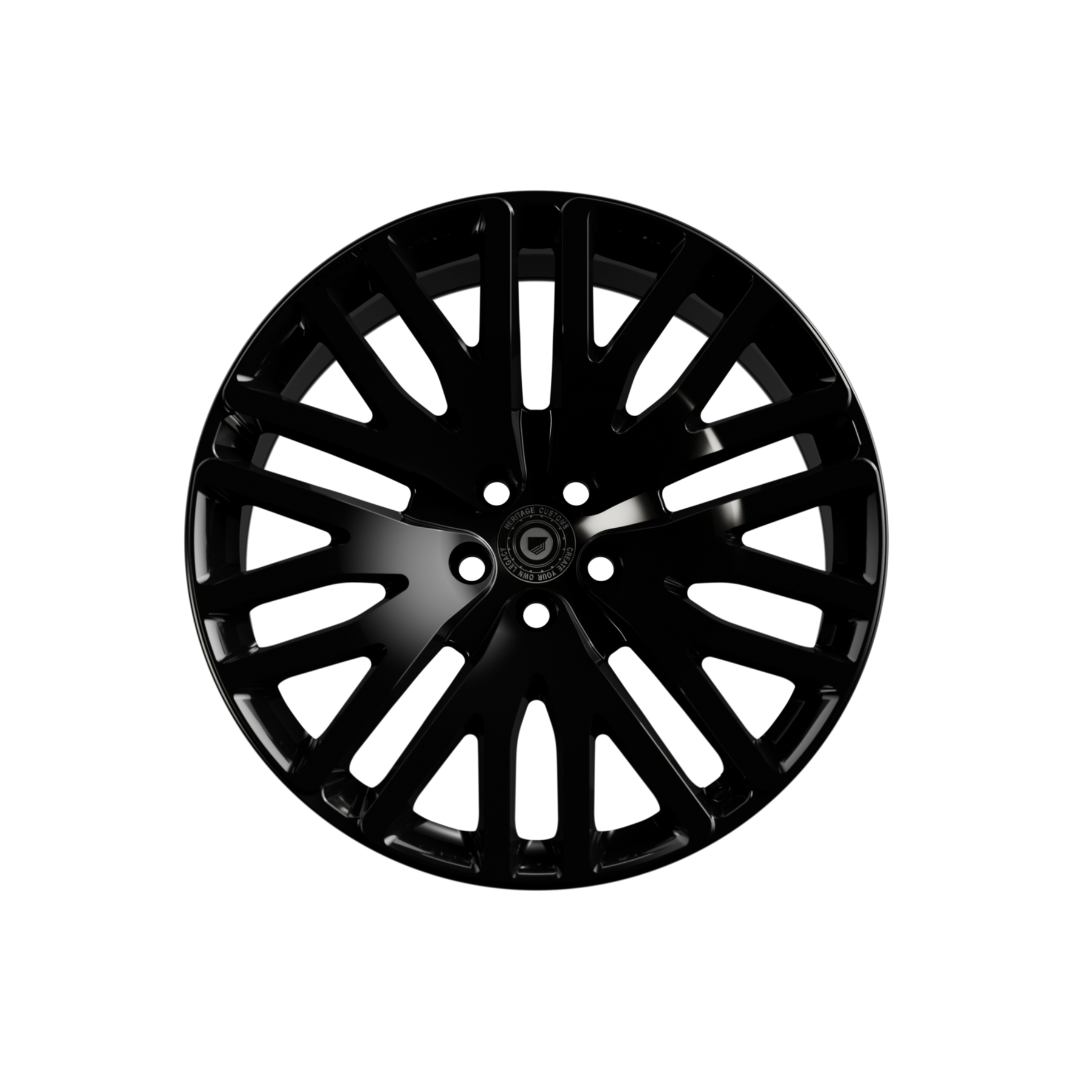 Black Crow 22" - gloss black