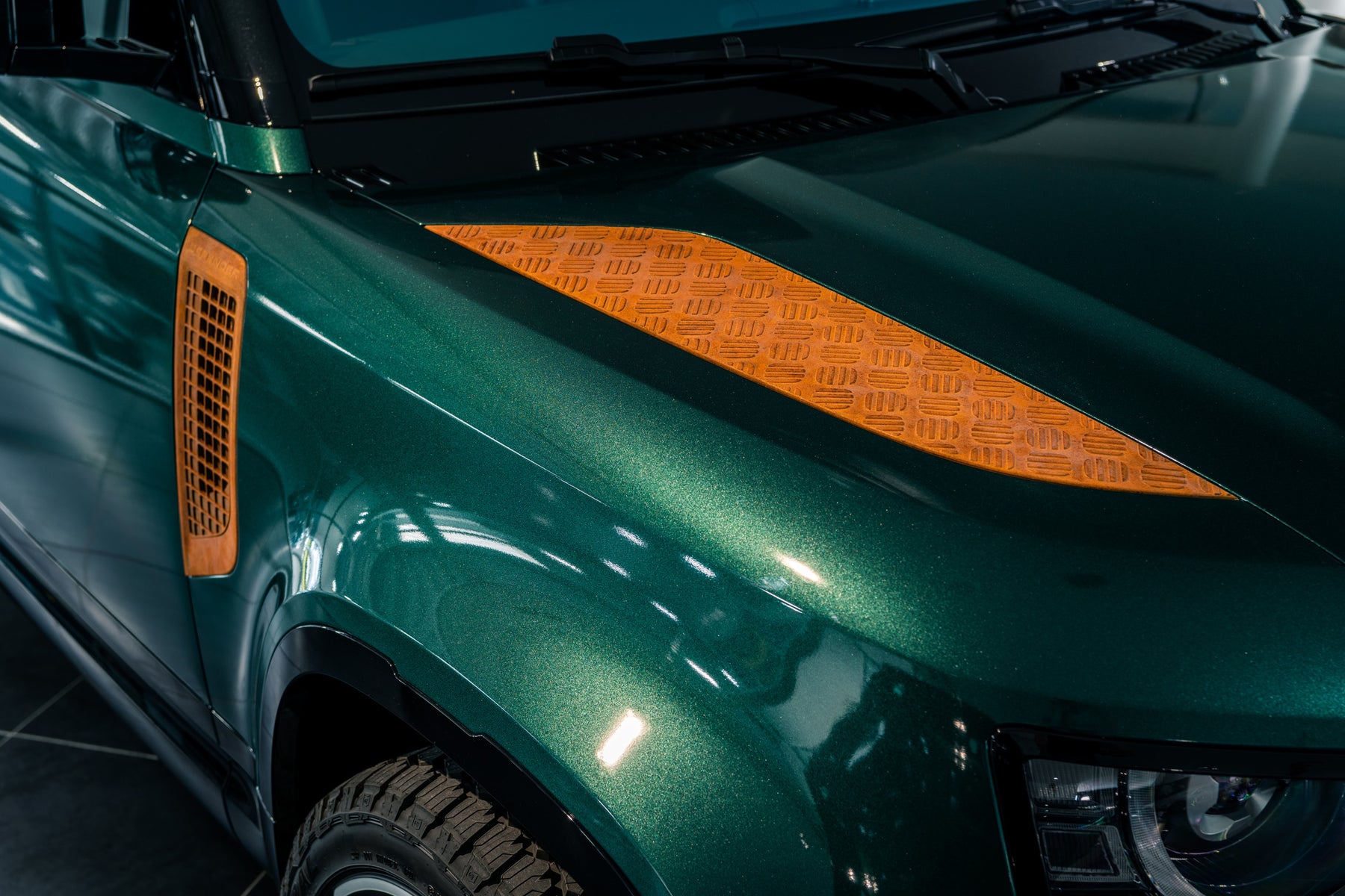 Defender 110 P400e - Racing green