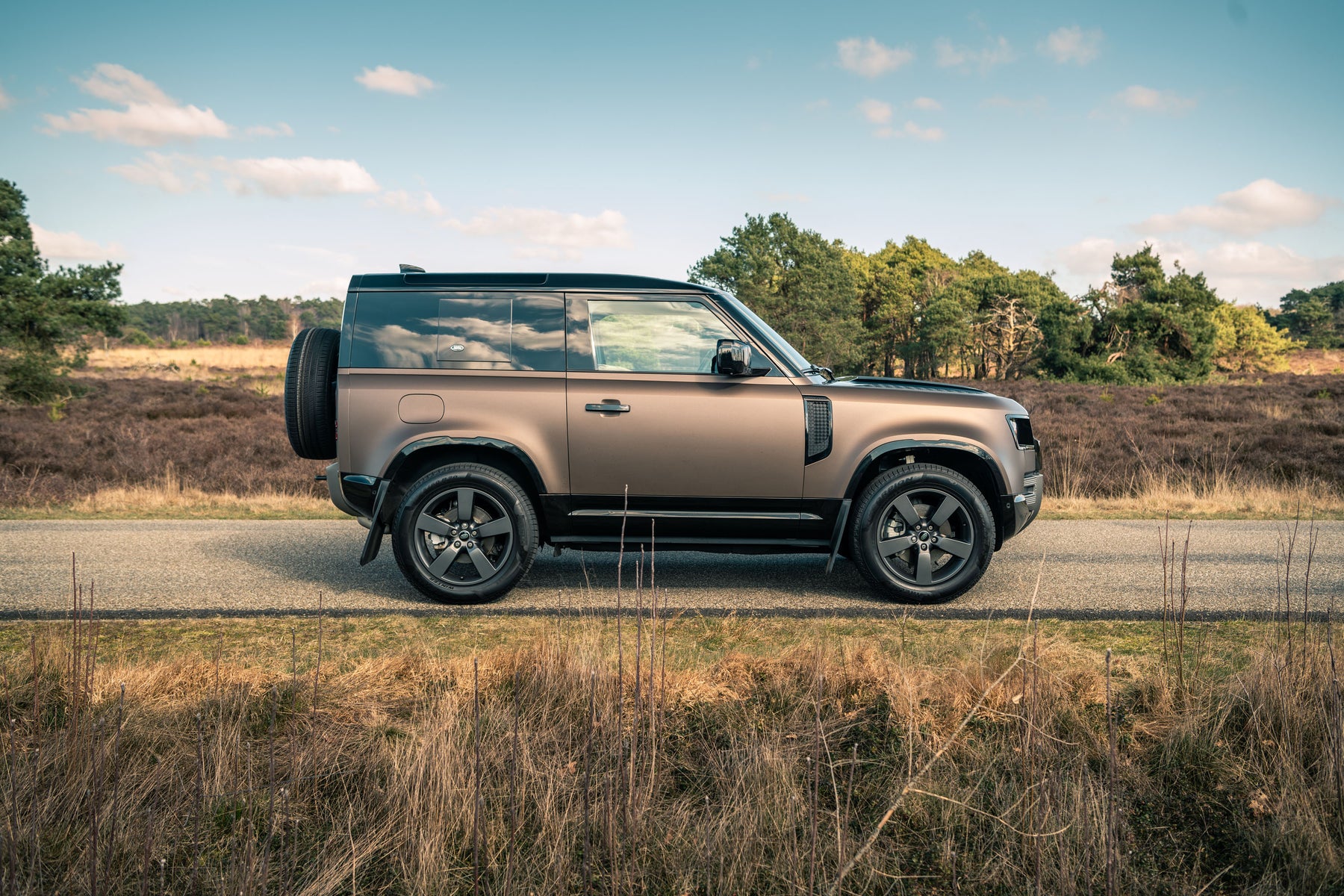 Defender 90 D200 - Satin Brown commercial