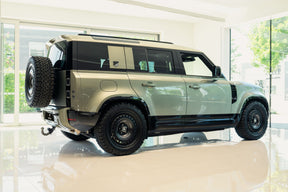 Defender 110 P300e - Pangea green - beige roof