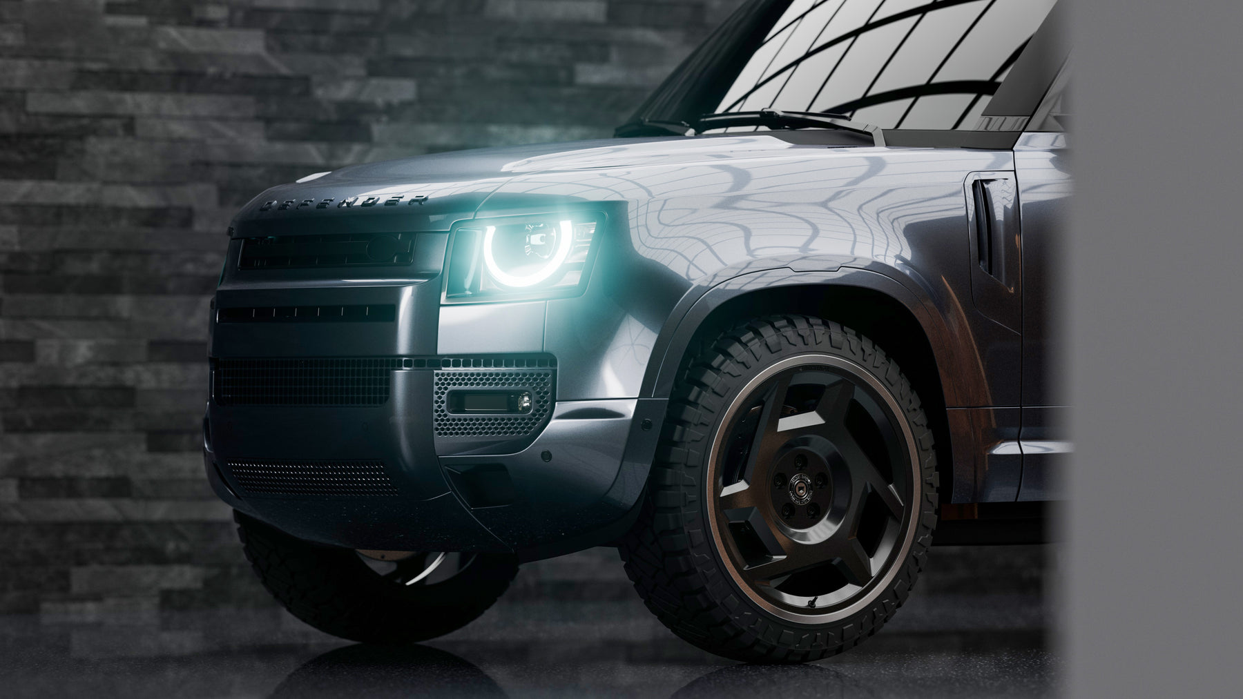 Defender 110 P300e - Carpathian grey Canned Heat