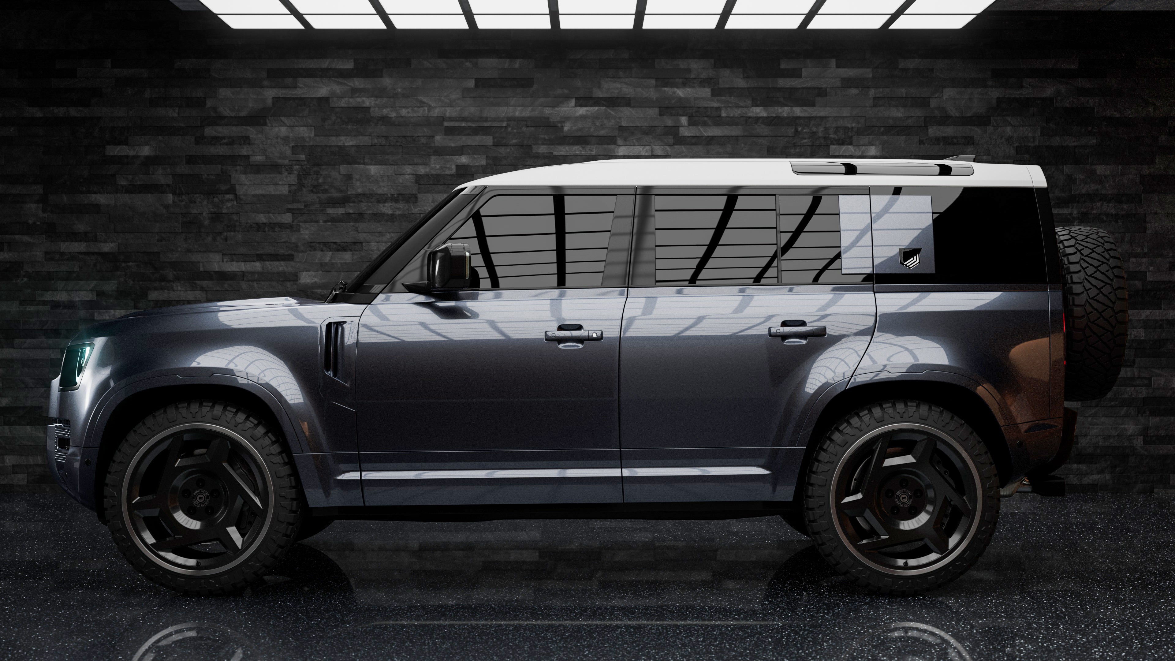 Defender 110 P300e - Carpathian grey Canned Heat