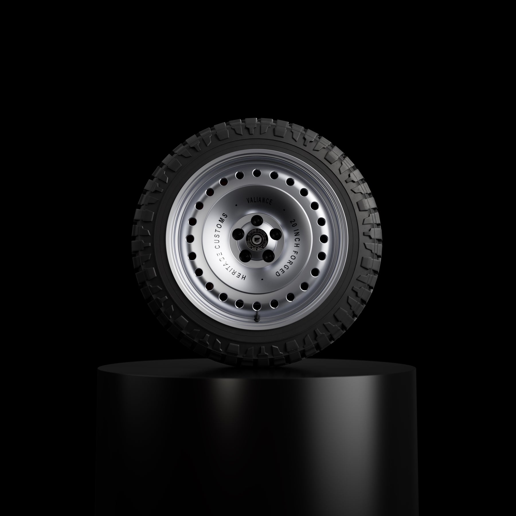 Rock Dust 20" - aluminum diamond cut