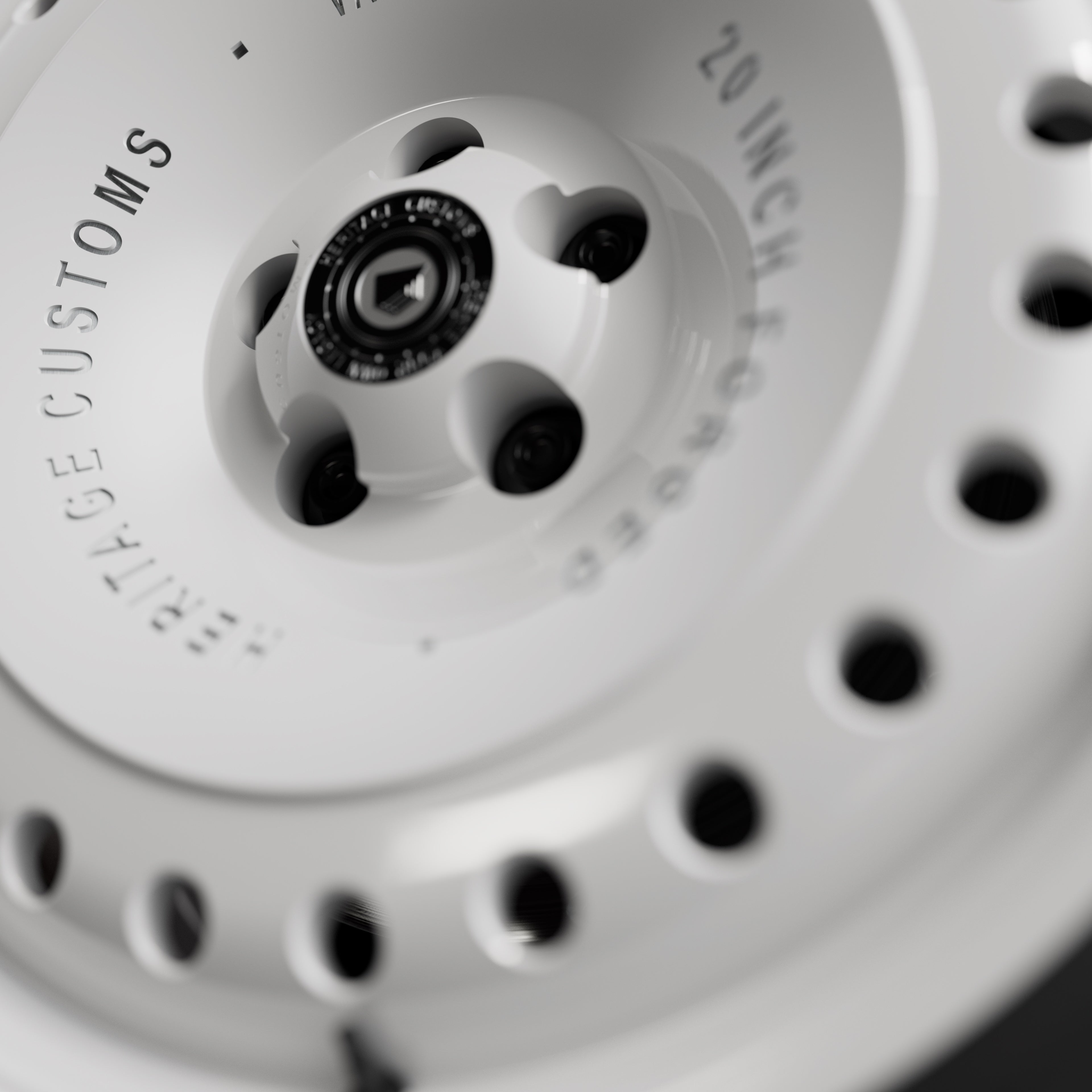 Rock Dust 20" - gloss white