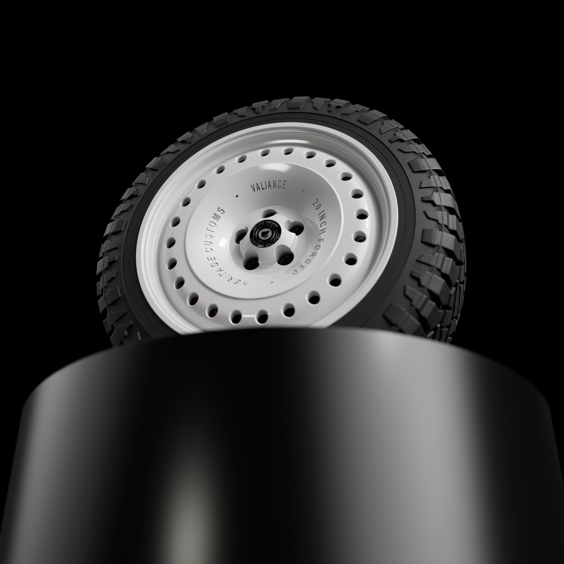 Rock Dust 20" - gloss white