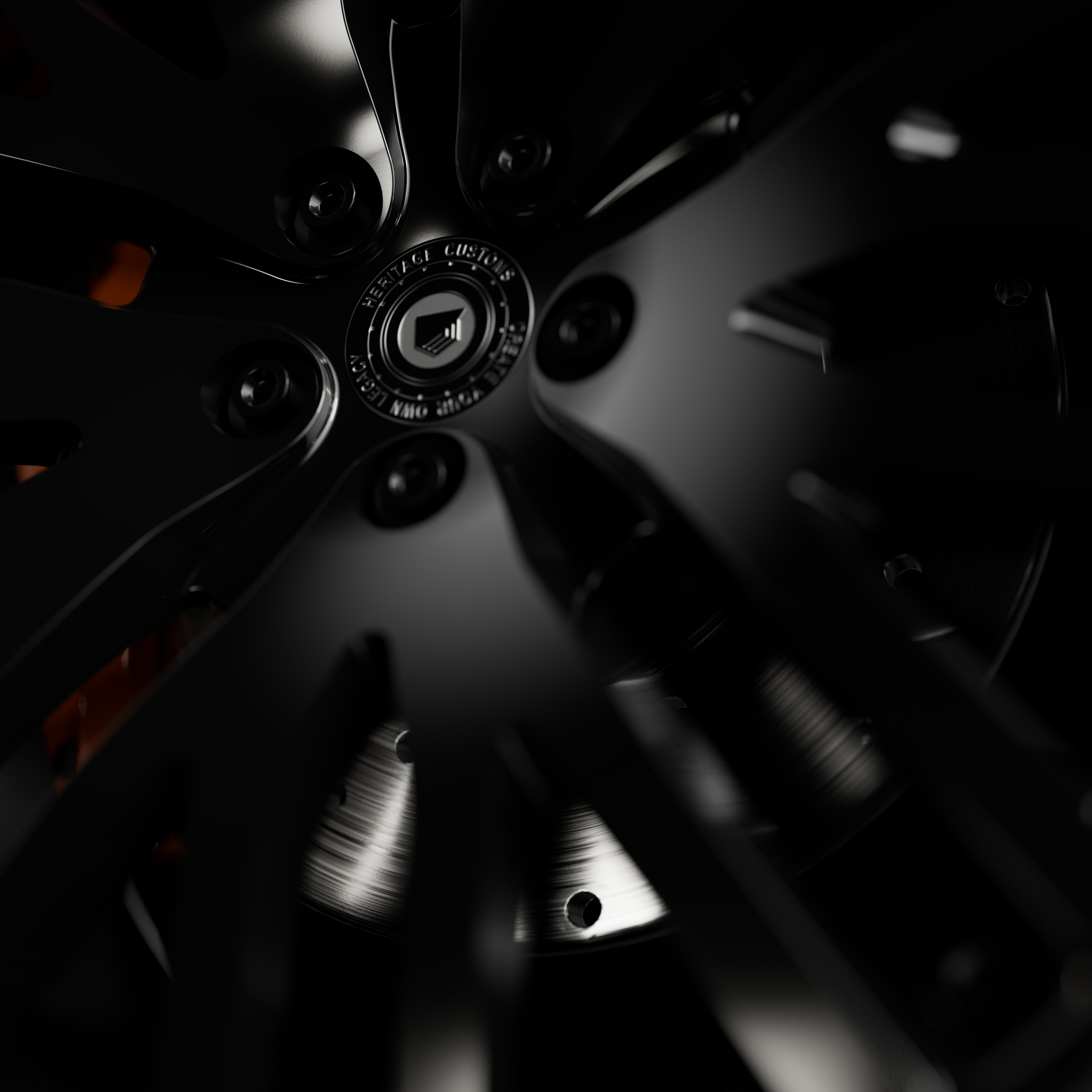 Black Crow 22" - gloss black