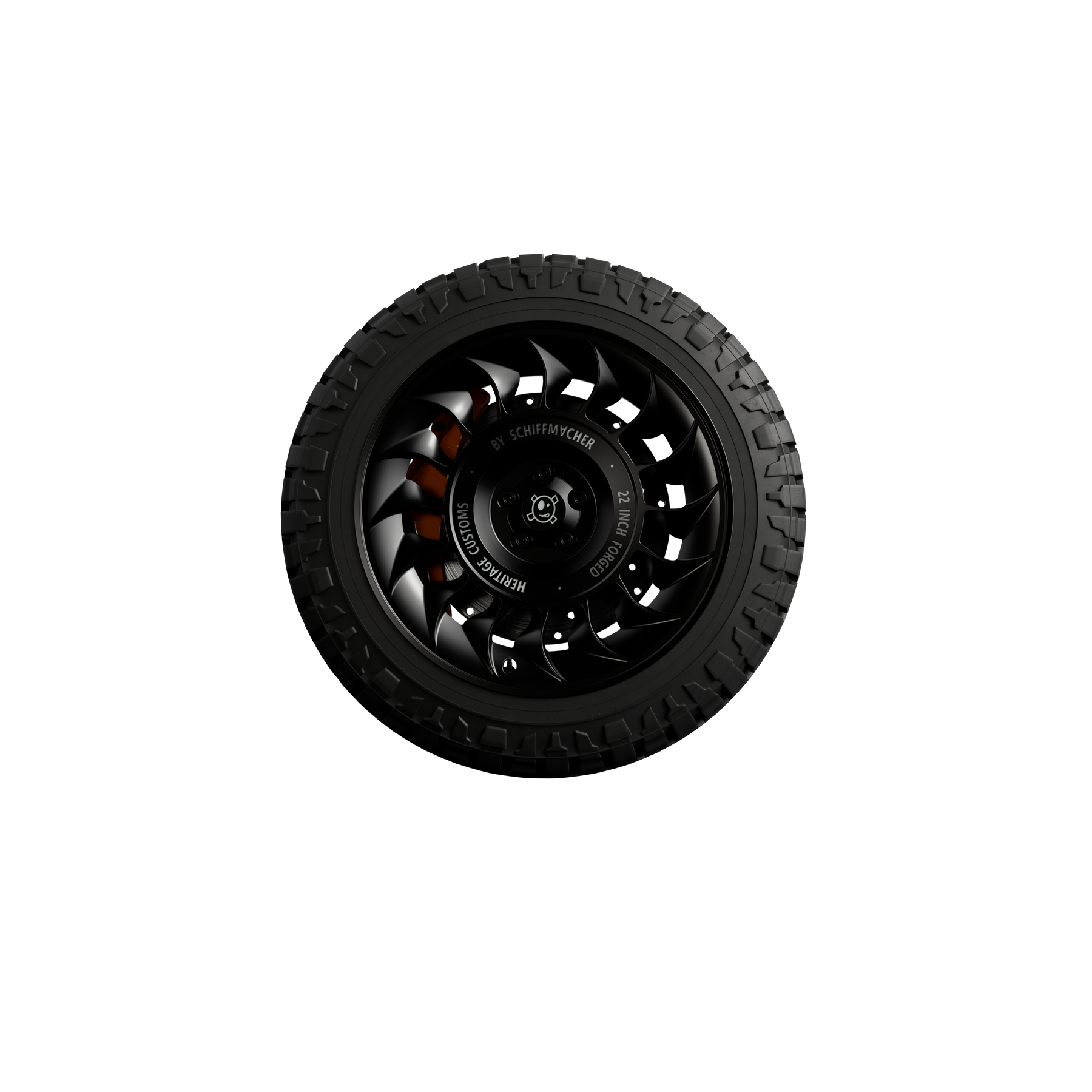 Black Turbine 22" -  By Schiffmacher