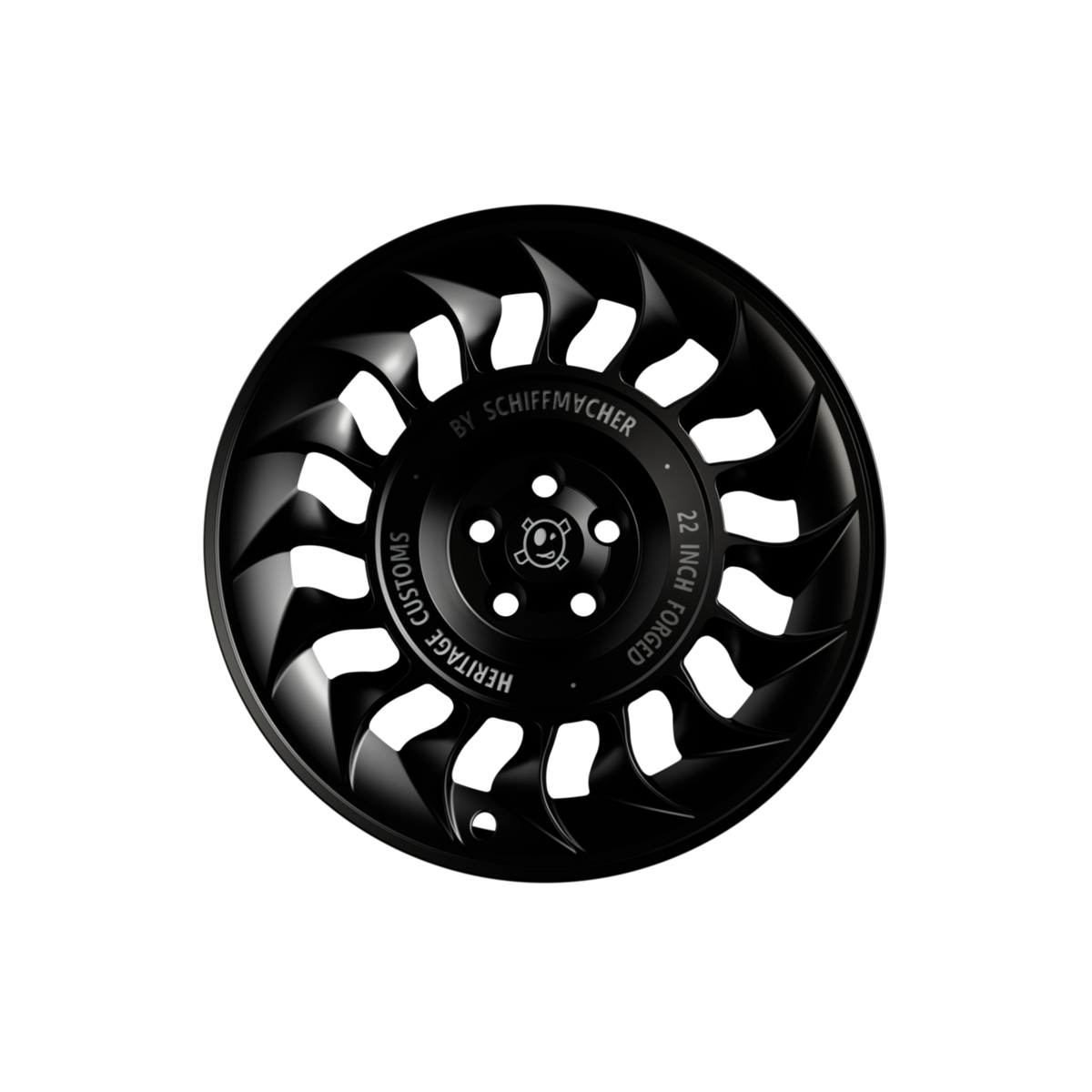Black Turbine 22" -  By Schiffmacher