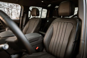 Leather upholstery seats pack
